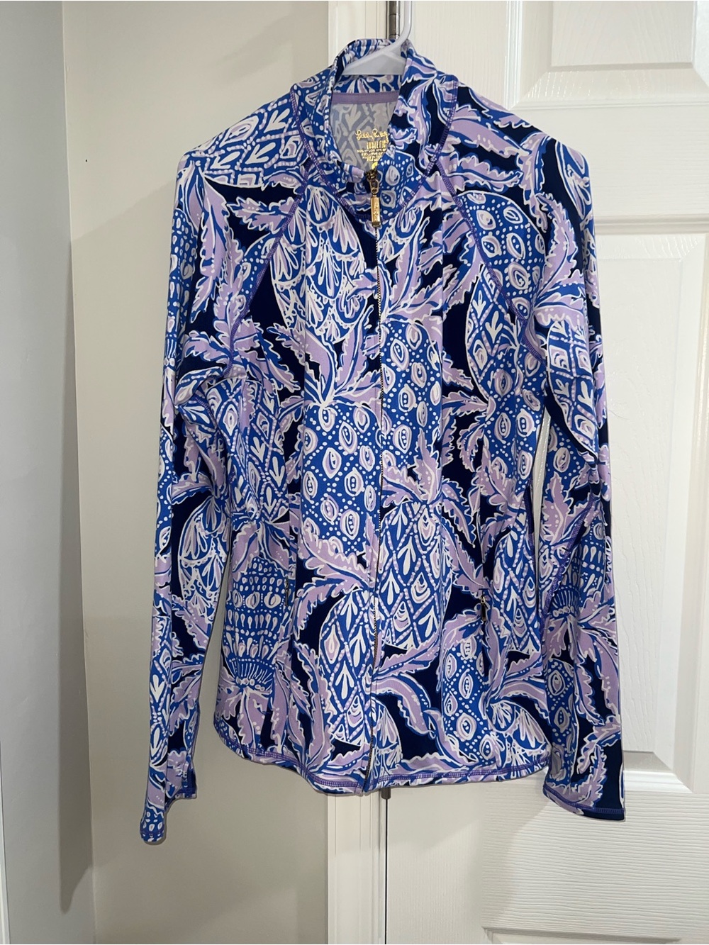 Lilly Pulitzer- luxletic full zip size large